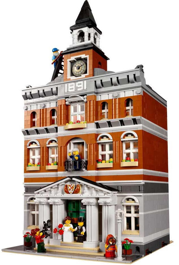 Hall 10224 Lego Modular Town Hall LEGO 10224 Town Hall Modular