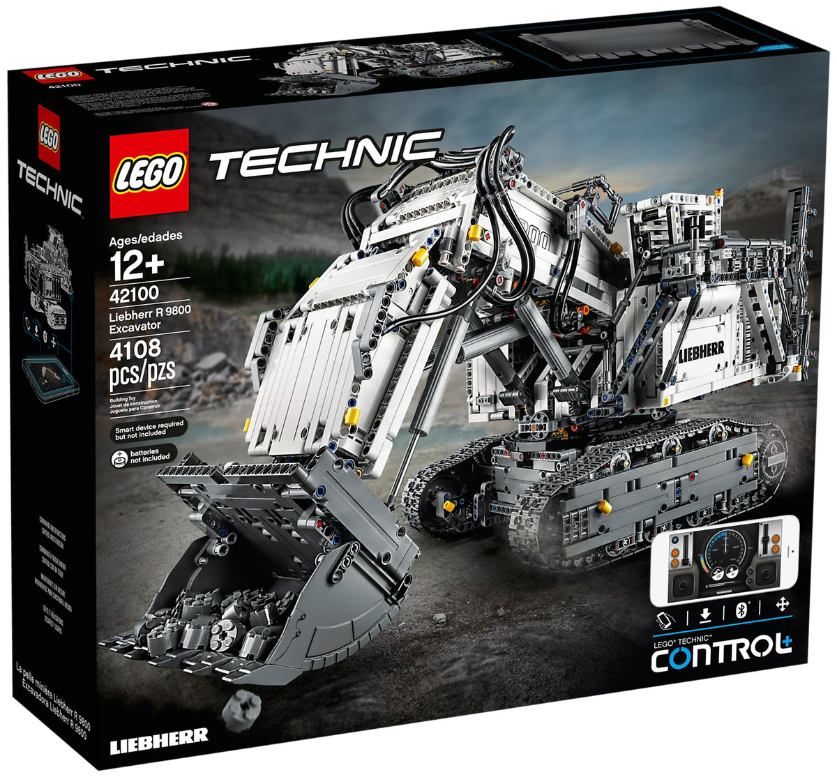 lego liebherr r 9800 lego 42100 b model instructions
