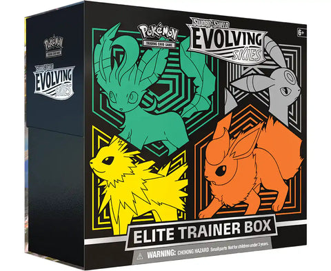 Pokemon TCG Sword and Shield Evolving Skies Elite Trainer Box