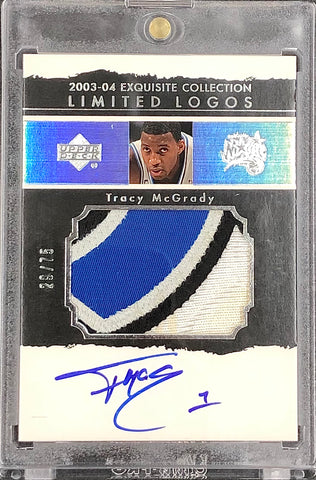 2003-04 Upper Deck Exquisite Collection Limited Logos Tracy McGrady